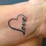 Tattoo lettering