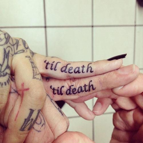 Couple tattoos